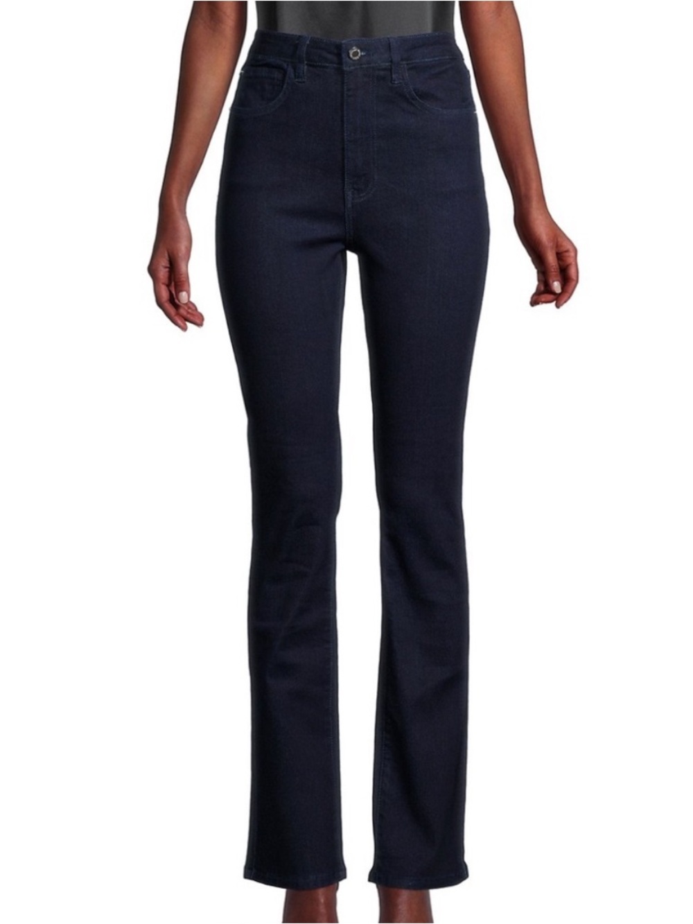 WeWoreWhat Dark Navy High-Rise Flare Jeans